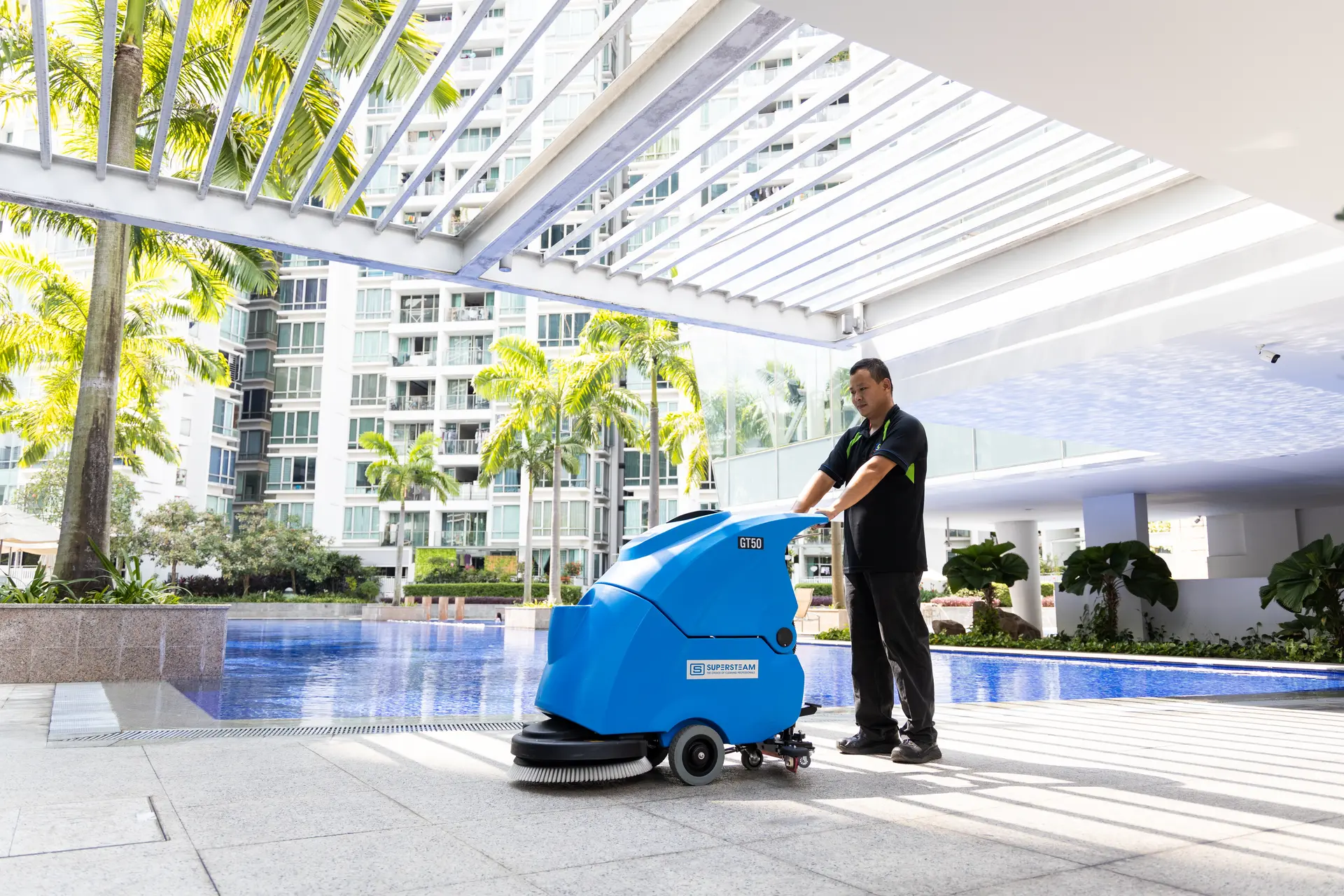 Contract cleaning services
